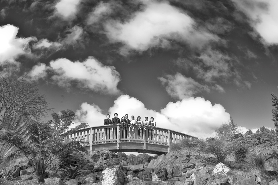 Wedding photography - Rock Garden bridge