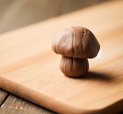 Make your own clay mushroom image