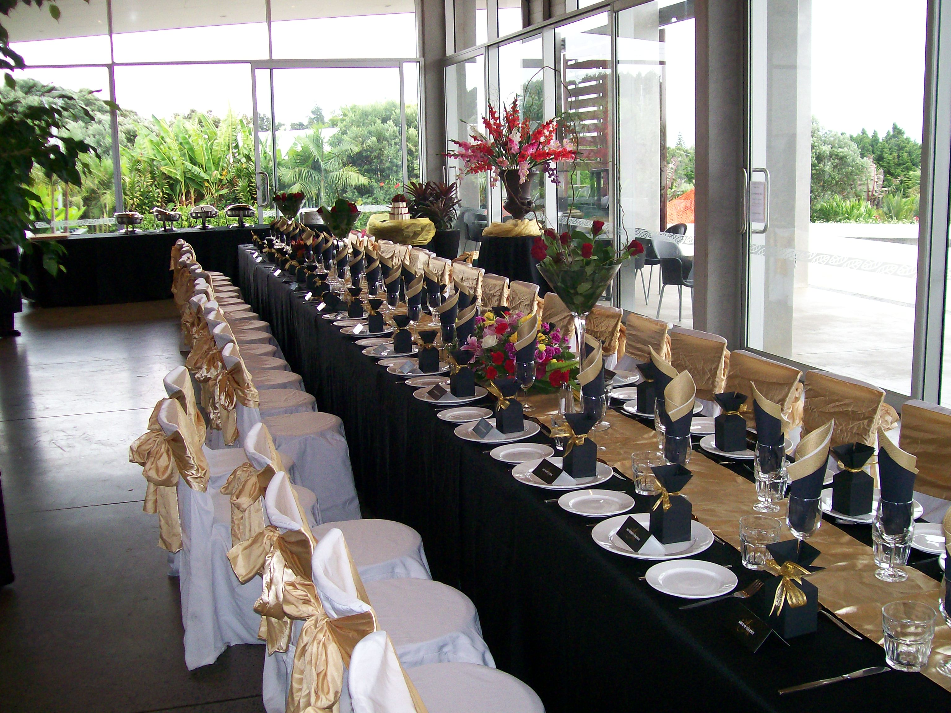 Wedding table in Cafe Miko