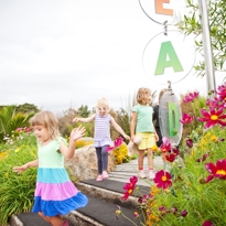 Flowers everywhere in the Potter Children's Garden meadow