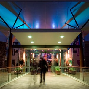 Visitor Centre by night