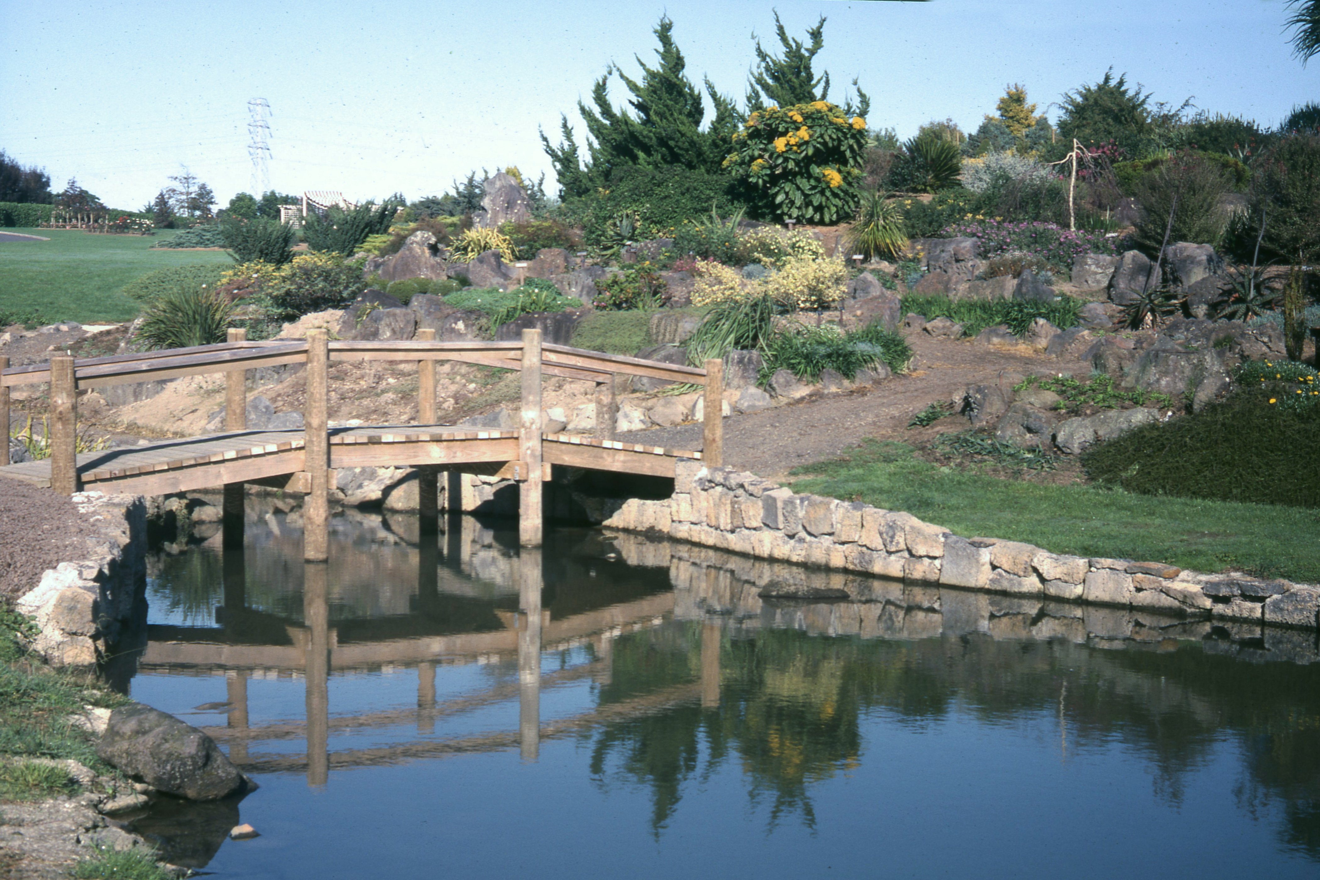 1987. Rock Garden and lake.