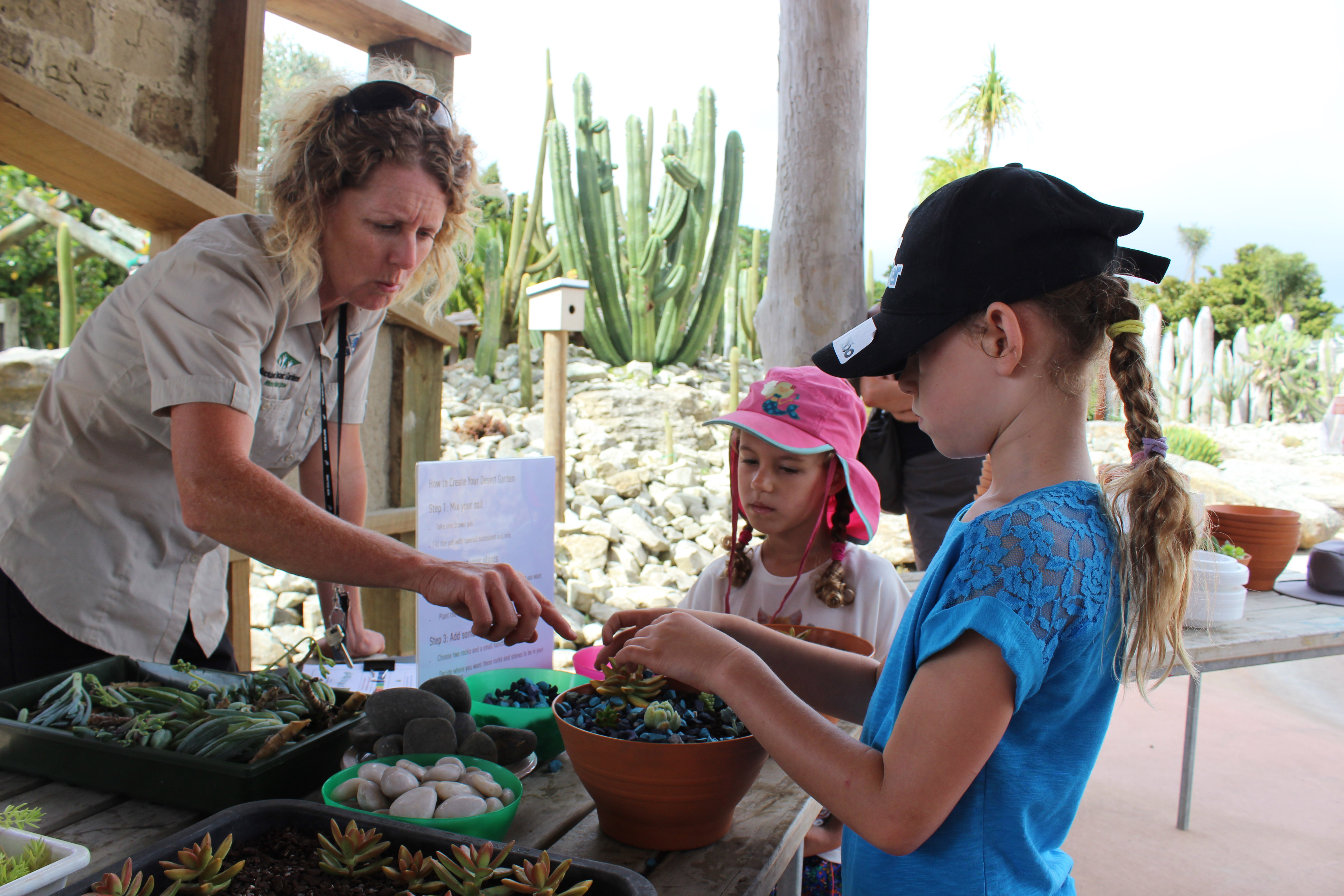 Exotic habitats school holiday programme Auckland Botanic Gardens