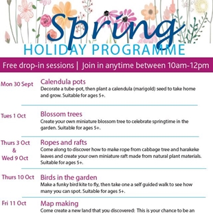 Spring school holiday programme image