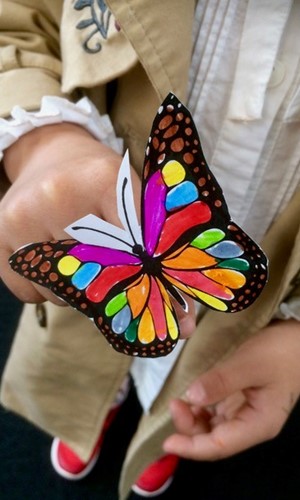 butterfly finger puppet