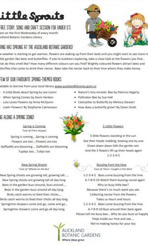 Spring activity sheet