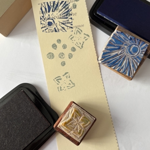 Make a winter reading bookmark image