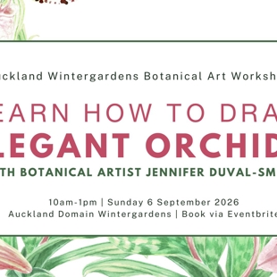 Learn To Draw Elegant Orchids - Botanical Art Workshop image