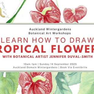 Tropical Flowers - Botanical Art Workshop image