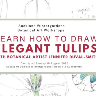 Elegant Tulips - Botanical Art Workshop image